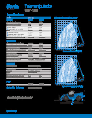 Teleskopické manipulátory Genie GTH-1256 