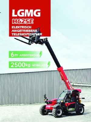 Elektrické teleskopické nakladače LGMG  H625E