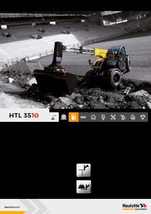 Teleskopické manipulátory Haulotte HTL3510
