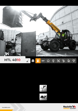 Teleskopické manipulátory Haulotte HTL4010