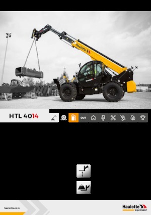 Teleskopické manipulátory Haulotte HTL4014