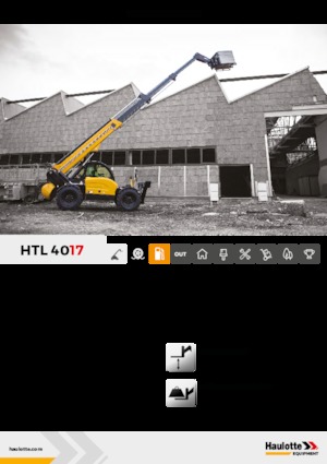 Teleskopické manipulátory Haulotte HTL4017