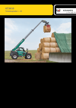 Teleskopické manipulátory Kramer KT3610