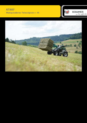 Teleskopické manipulátory Kramer KT407