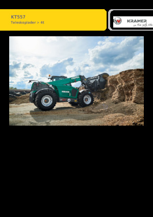 Teleskopické manipulátory Kramer KT557