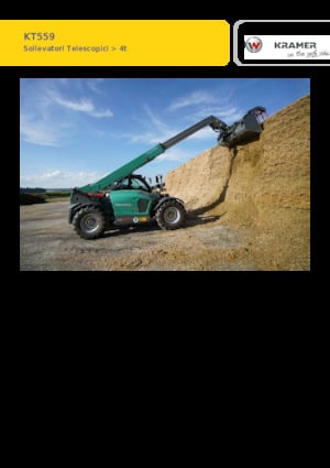 Teleskopické manipulátory Kramer KT559