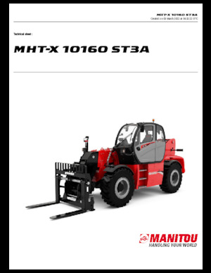 Teleskopické manipulátory Manitou MHT-X 10160 ST3A
