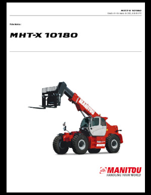 Teleskopické manipulátory Manitou MHT-X 10180