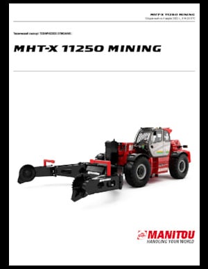 Teleskopické manipulátory Manitou MHT-X 11250 Mining