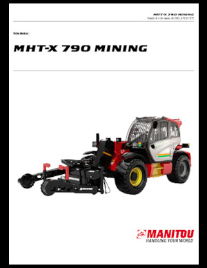 Teleskopické manipulátory Manitou MHT-X 790 Mining