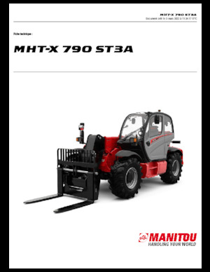 Teleskopické manipulátory Manitou MHT-X 790 ST3A