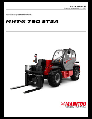 Teleskopické manipulátory Manitou MHT-X 790 ST3A