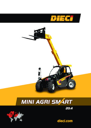 Teleskopické manipulátory Dieci Mini Agri 20.4 Smart