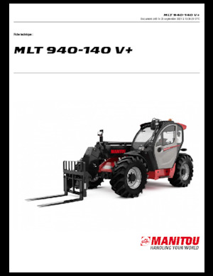 Teleskopické manipulátory Manitou MLT 940-140 V+