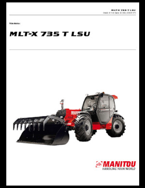 Teleskopické manipulátory Manitou MLT-X 735 T LSU