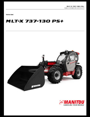 Teleskopické manipulátory Manitou MLT-X 737-130 PS+
