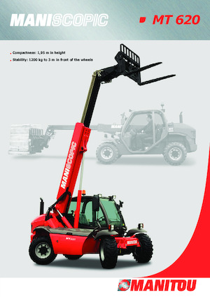 Teleskopické manipulátory Manitou MT 620