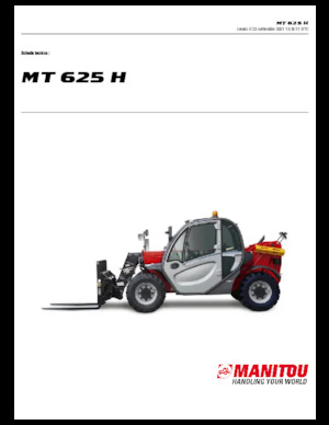 Teleskopické manipulátory Manitou MT 625 H