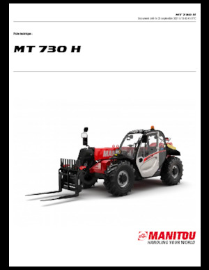 Teleskopické manipulátory Manitou MT 730 H 75 K Standard (STV)