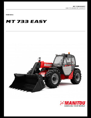 Teleskopické manipulátory Manitou MT 733 EASY Standard (STV)