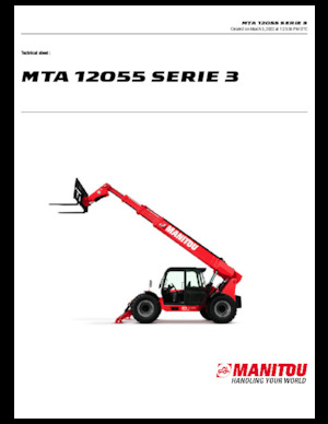 Teleskopické manipulátory Manitou MTA 12055