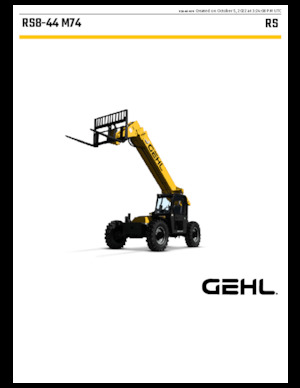 Teleskopické manipulátory Gehl RS8-44 M74