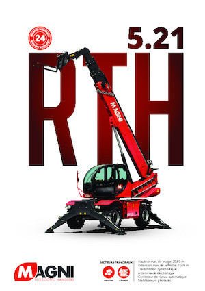 Teleskopické nakladače s horní konstrukcí MAGNI RTH 5.21 Smart