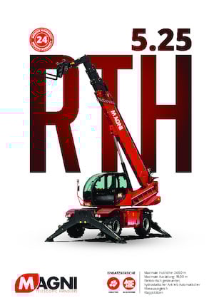 Teleskopické nakladače s horní konstrukcí MAGNI RTH 5.25 Smart