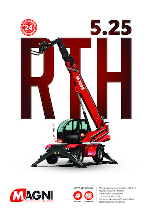 Teleskopické nakladače s horní konstrukcí MAGNI RTH 5.25 SH