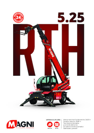 Teleskopické nakladače s horní konstrukcí MAGNI RTH 5.25 SH