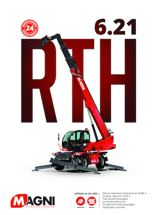 Teleskopické nakladače s horní konstrukcí MAGNI RTH 6.21 SH