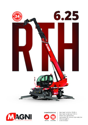 Teleskopické nakladače s horní konstrukcí MAGNI RTH 6.25 SH