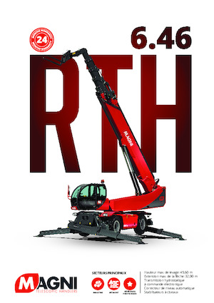 Teleskopické nakladače s horní konstrukcí MAGNI RTH 6.46 SH