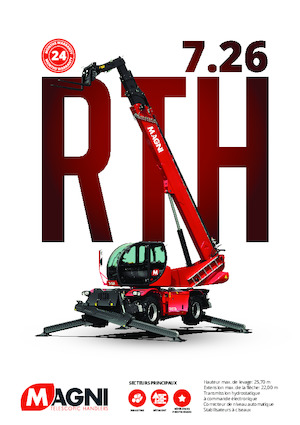 Teleskopické nakladače s horní konstrukcí MAGNI RTH 7.26 SH
