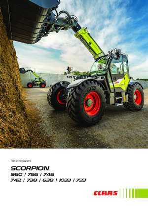 Teleskopické manipulátory Claas Scorpion 738