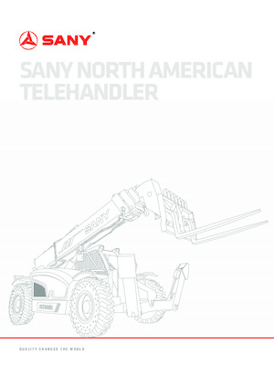 Teleskopické manipulátory Sany STH844
