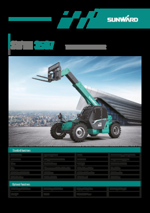 Teleskopické manipulátory Sunward SWTH 3507