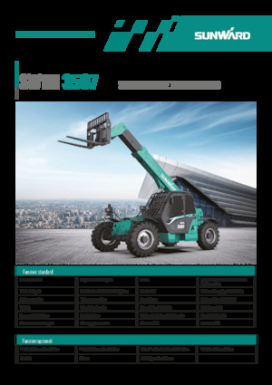 Teleskopické manipulátory Sunward SWTH 3507