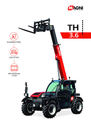 Teleskopické manipulátory MAGNI TH 3.6