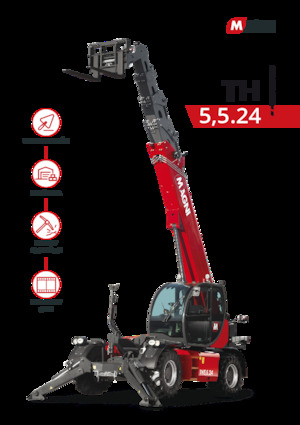 Teleskopické manipulátory MAGNI TH 5,5.24