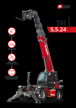 Teleskopické manipulátory MAGNI TH 5,5.24