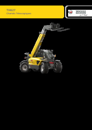 Teleskopické manipulátory Wacker Neuson TH627