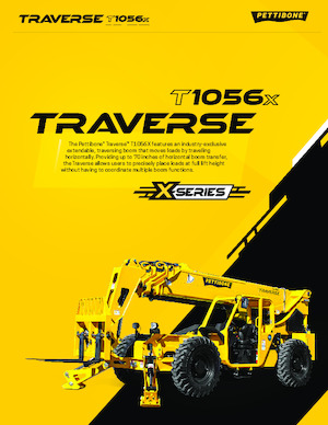 Teleskopické manipulátory Pettibone Traverse T1056X