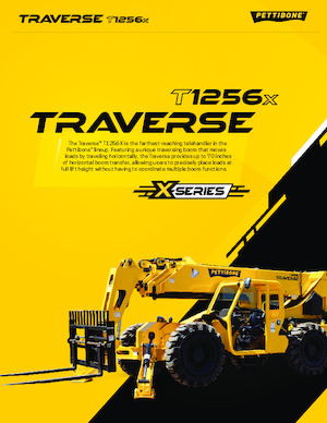 Teleskopické manipulátory Pettibone Traverse T1256X