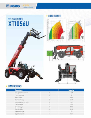 Teleskopické manipulátory XCMG XT1056U