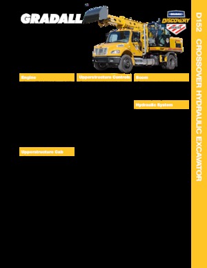 Teleskopická rypadla Gradall D152