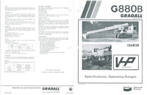 Teleskopická rypadla Gradall G880B