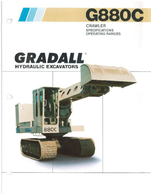 Teleskopická rypadla Gradall G880C