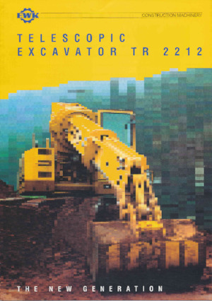 Teleskopická rypadla EWK TR 2212