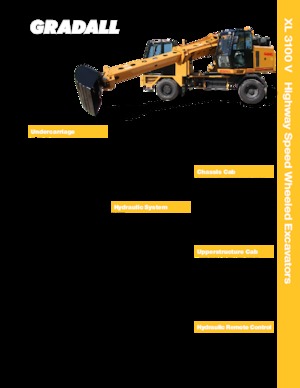 Teleskopická rypadla Gradall XL 3100 V